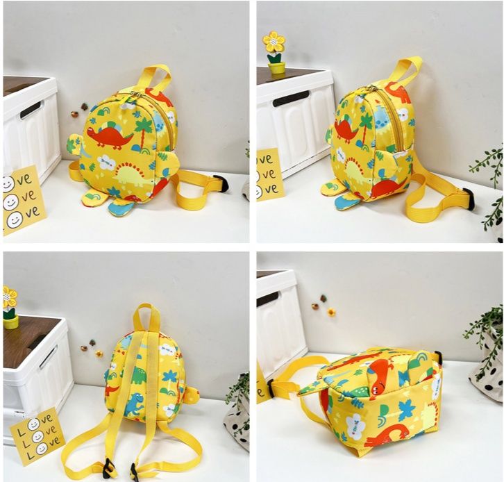 子どもリュック普段使い恐竜柄立体しっぽ付き