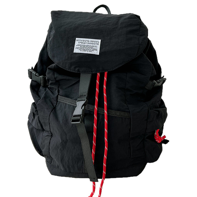 子どもリュック普段使い大容量巾着式かぶせ蓋