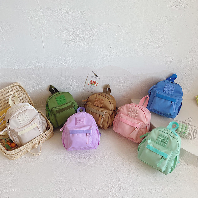 子どもリュック 単色 軽量 かわいい 全7色