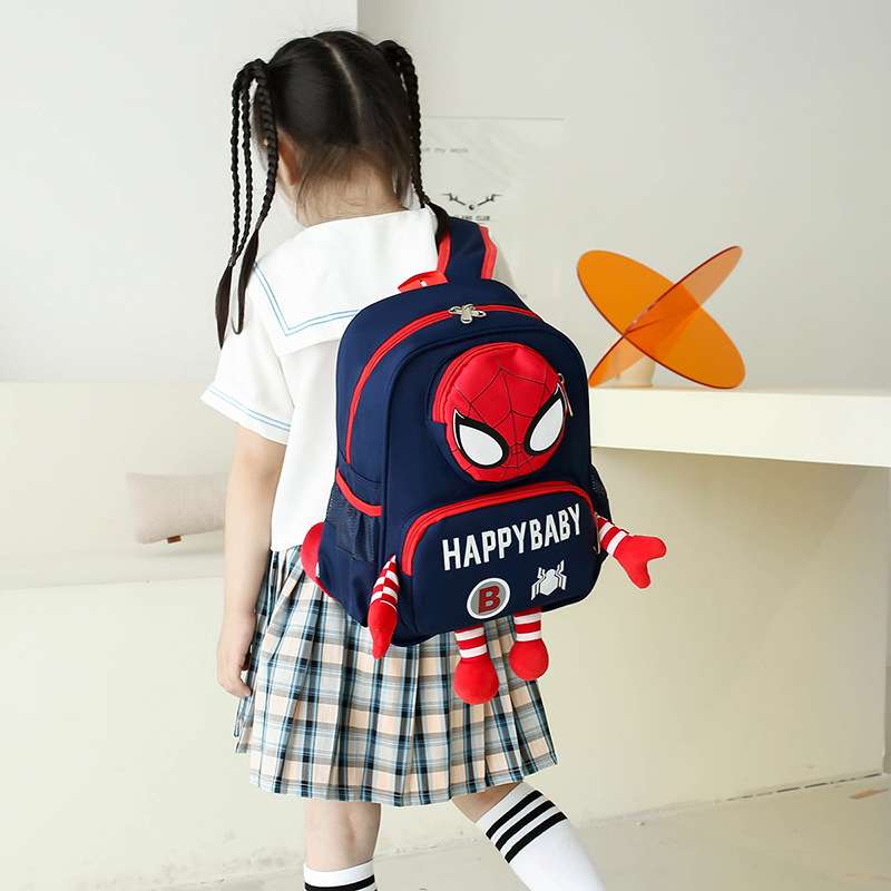 子どもリュック　蜘蛛ヒーロー風キッズリュック