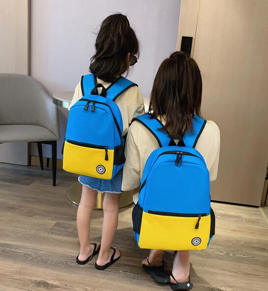 子どもリュック 子ども用バイカラーリュック シンプル軽量