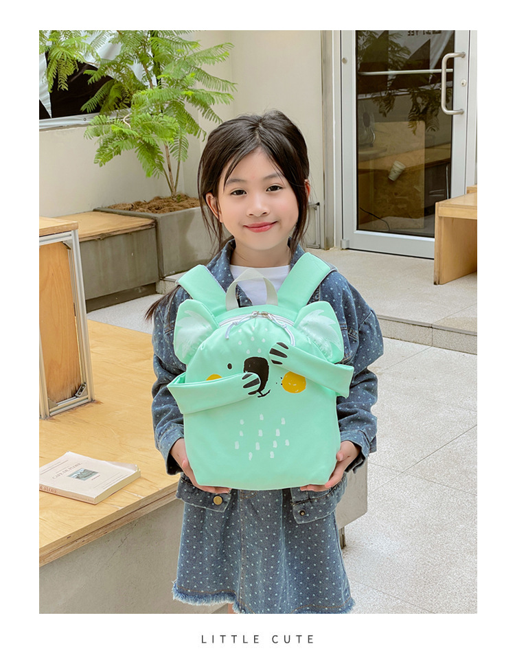 子どもリュックアウトドア動物フェイス立体耳付き子供用軽量