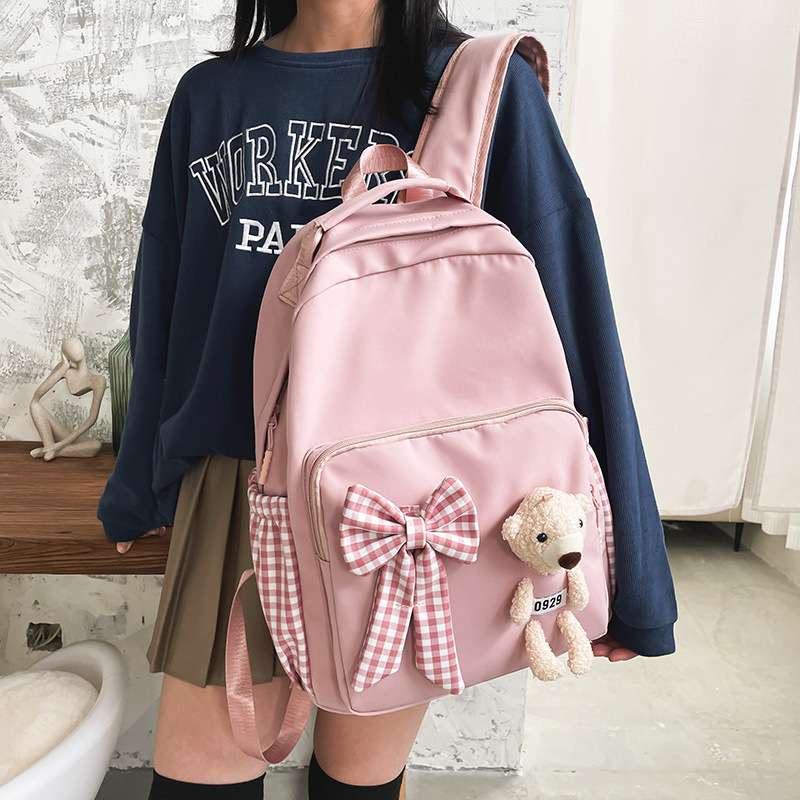 子どもリュック　 くまさんとリボンのかわいいリュック