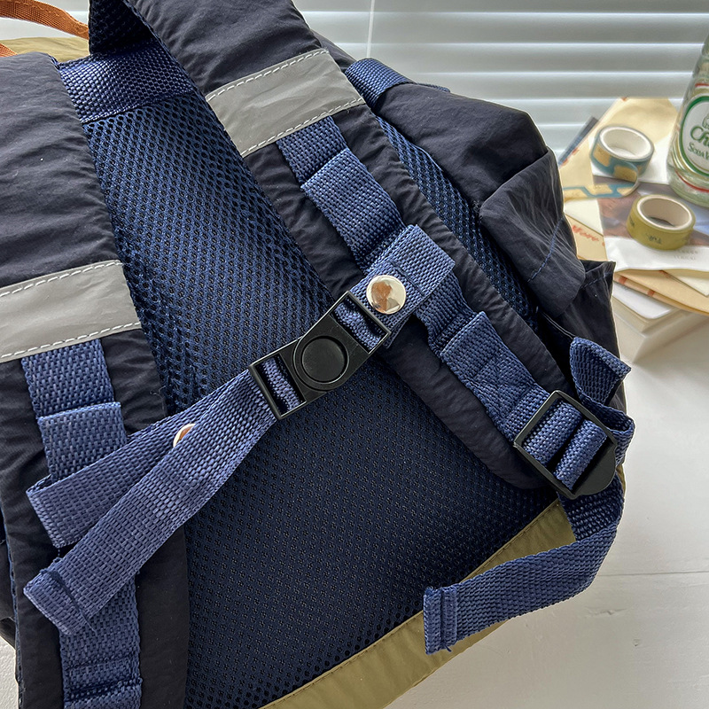 子どもリュック普段使い大容量巾着式かぶせ蓋