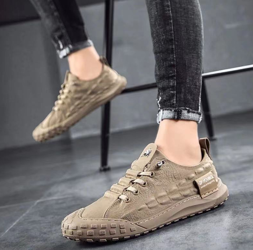 軽量通気性抜群メンズフィットネスシューズ緑