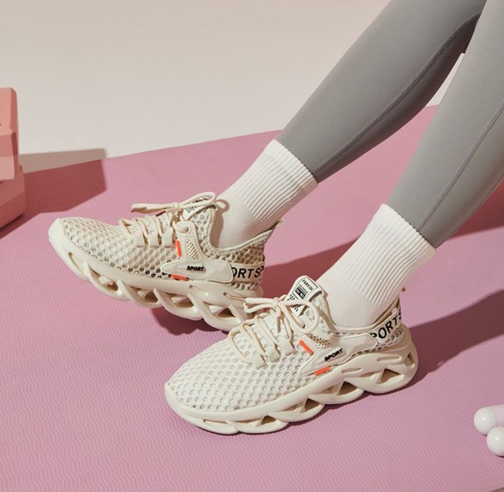 フィットネスシューズ エアロビクス エアフロー メッシュ ウェーブ