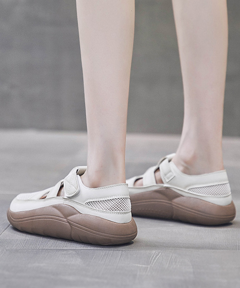 フィットネスシューズ 厚底メッシュサンダル レディース通気性抜群