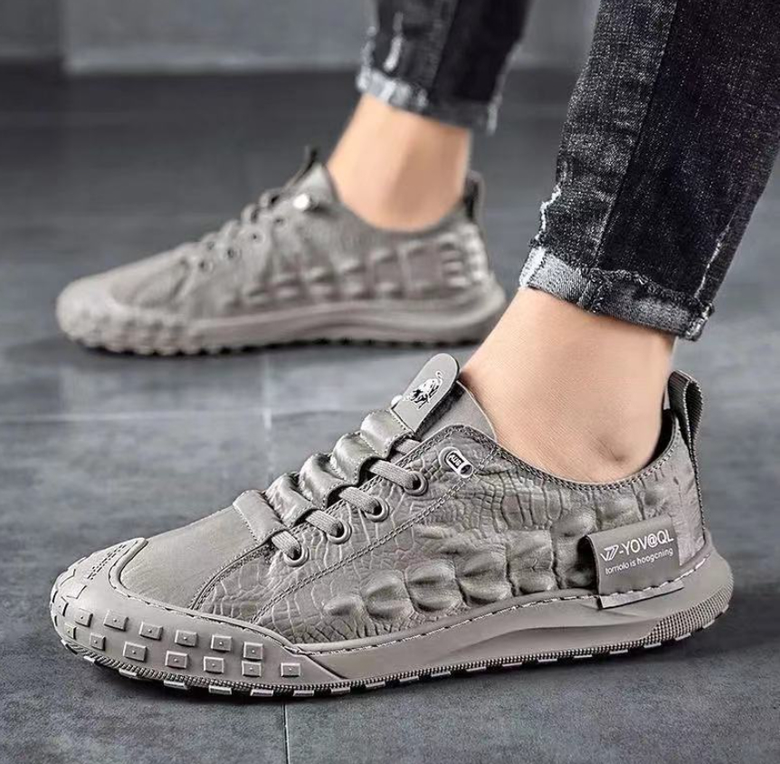 軽量通気性抜群メンズフィットネスシューズ緑