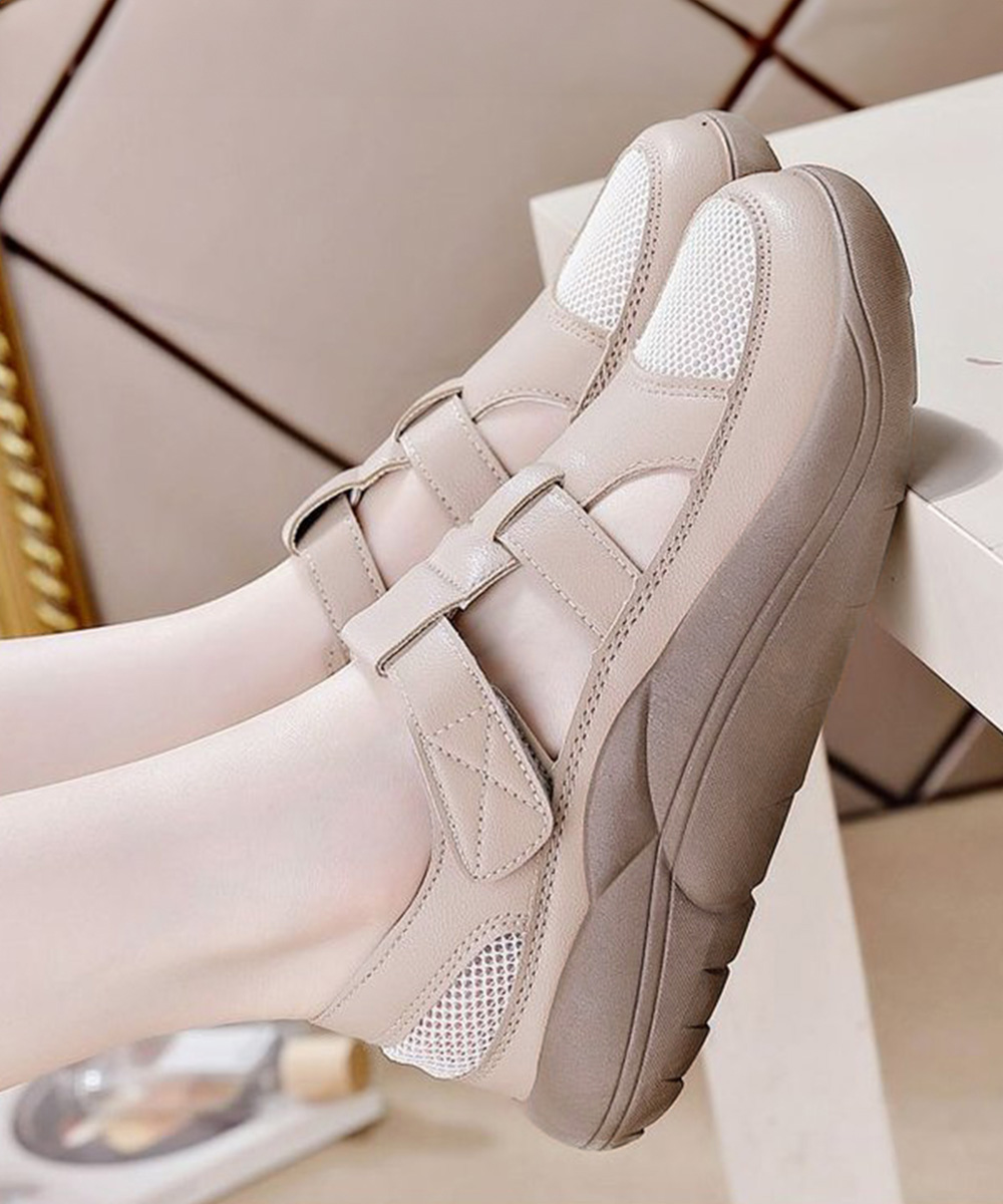 フィットネスシューズ 厚底メッシュサンダル レディース通気性抜群