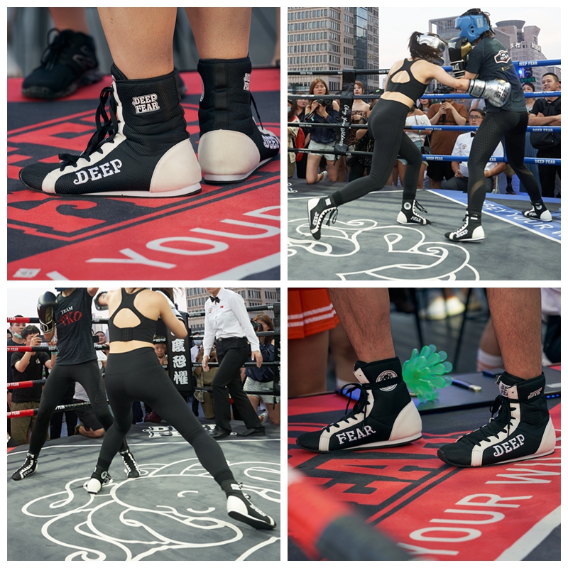 フィットネスシューズ 筋トレ用 強靭ファイター ハイカットシューズ