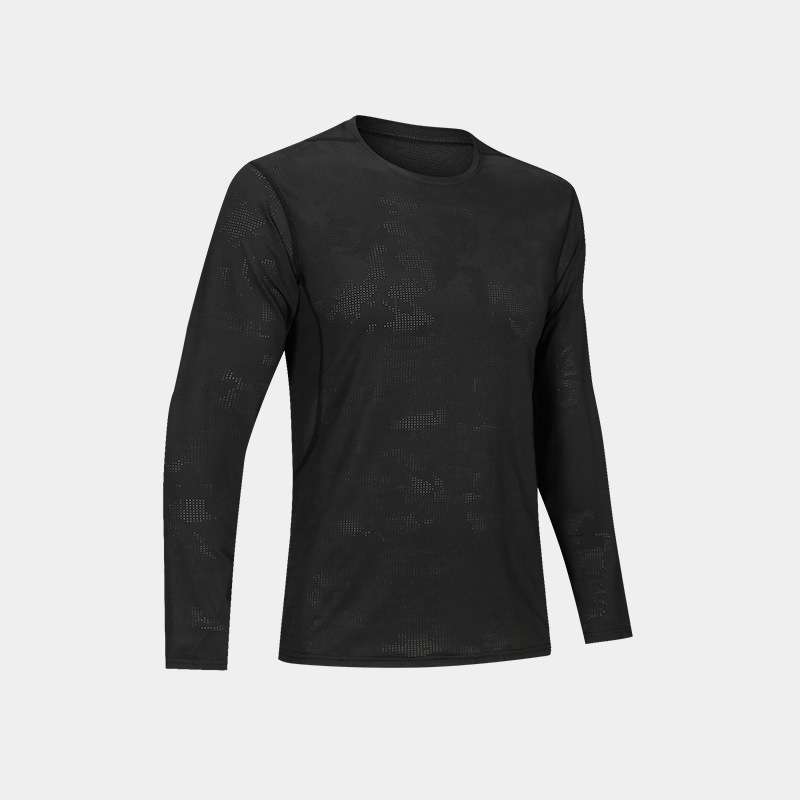 ランニングウェア 速乾ストレッチ長袖シャツ