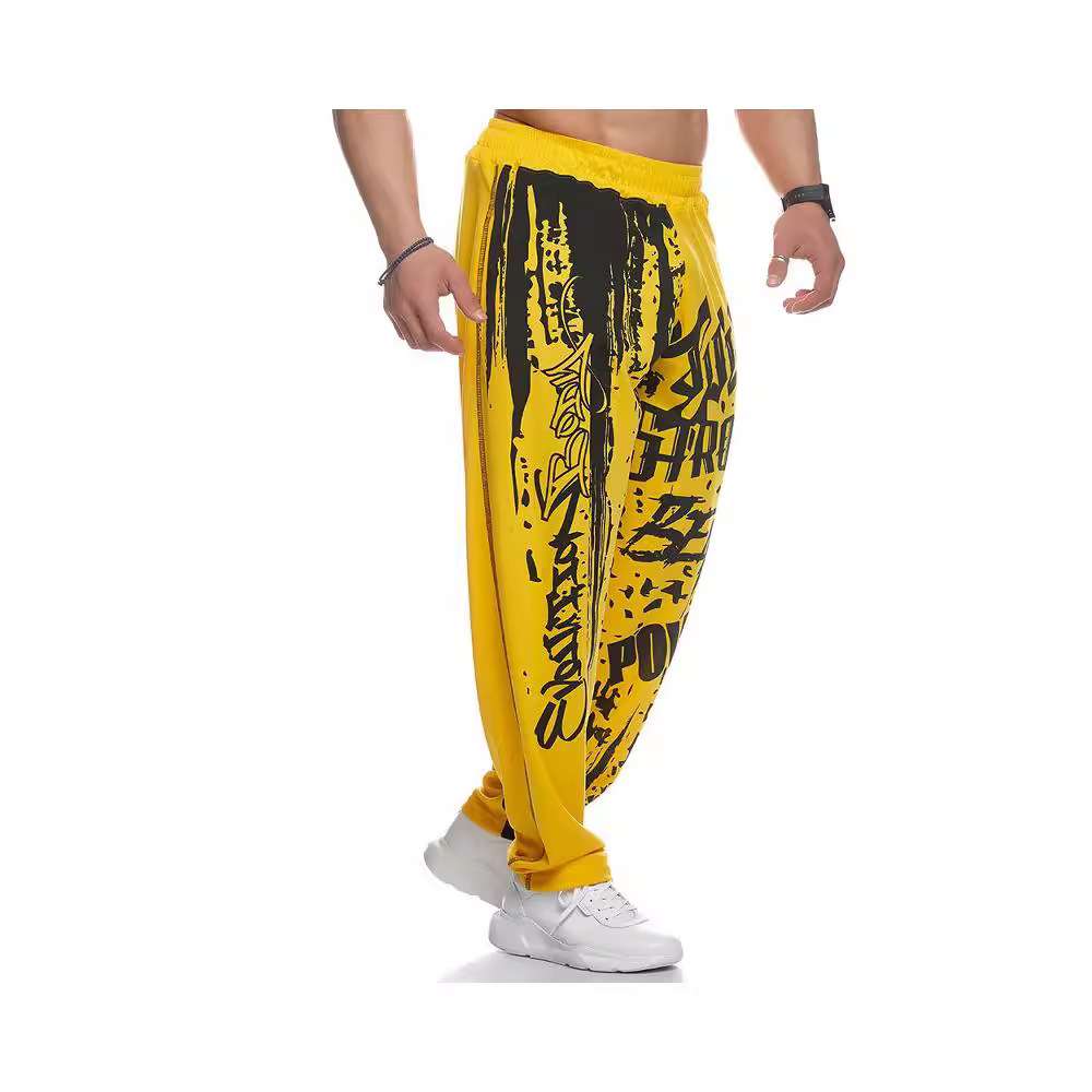 ランニングウェア 迫力のグラフィックスウェットパンツ