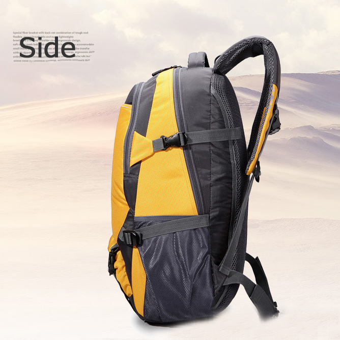 レディースリュック 登山用大容量撥水背負い鞄 男女兼用多収納旅行かばん