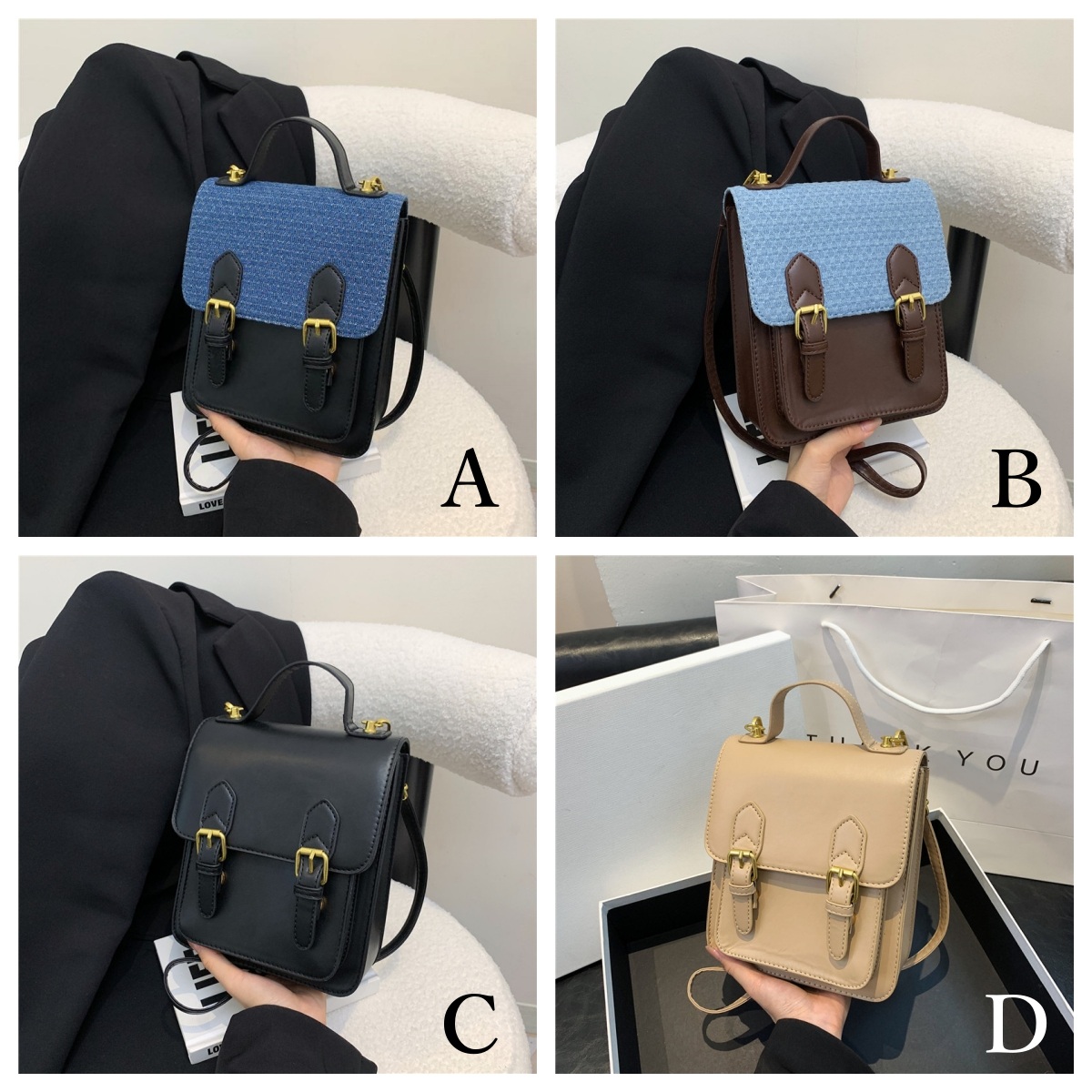 旅行用二wayレディースリュック 韓国風ショルダーバッグ