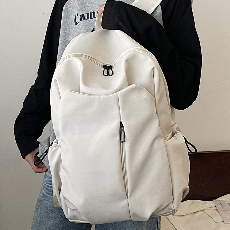 レディースリュック 大容量多機能ポケット付きシンプルデイリーリュック　通学