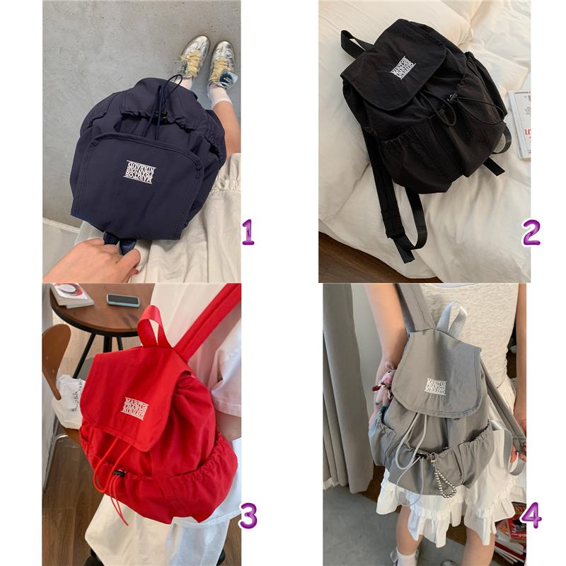 普段使いレディースリュック巾着型かばん