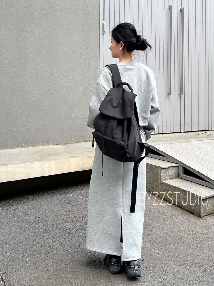 レディースリュック シンプル巾着式