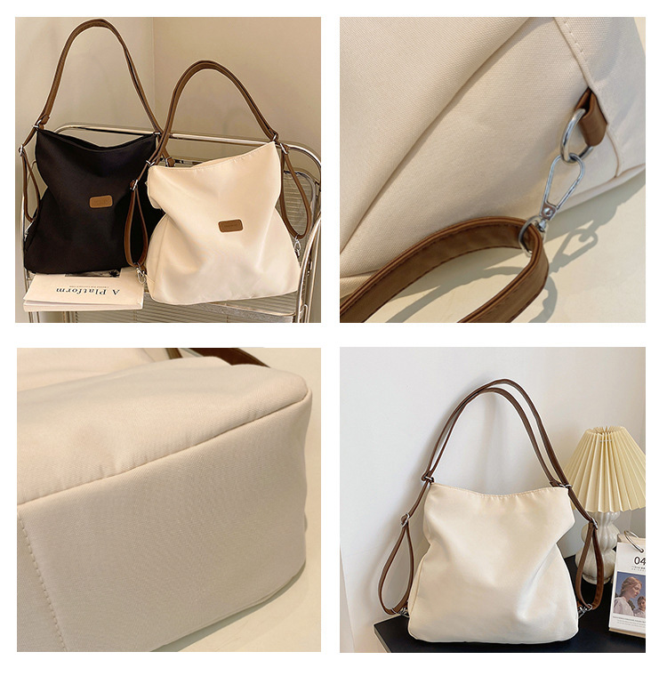 レディースリュック 普段使い多機能大容量帆布鞄二通り肩掛け背負い袋