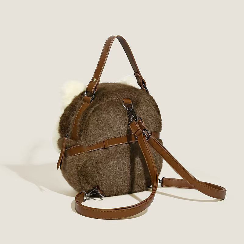 レディースリュック 猫耳ぬいぐるみリュック 普段使い