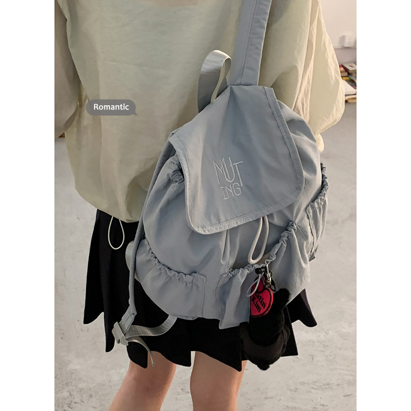 普段使いレディースリュック巾着型かばん