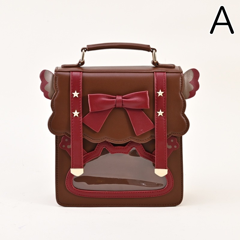 レディースリュック 普段使い三通り女子学生リュック可愛いリボン付きかばん