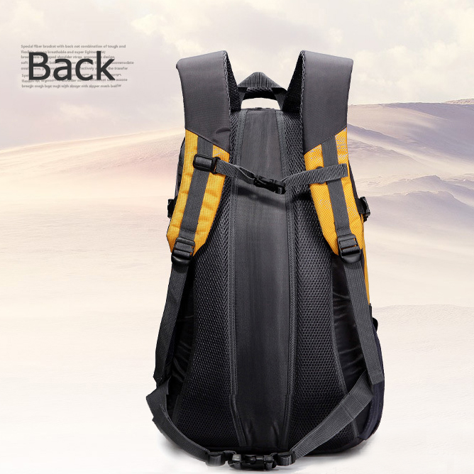 レディースリュック 登山用大容量撥水背負い鞄 男女兼用多収納旅行かばん