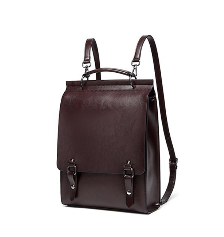 レディースリュック 学院風牛革通勤鞄 クラシック型
