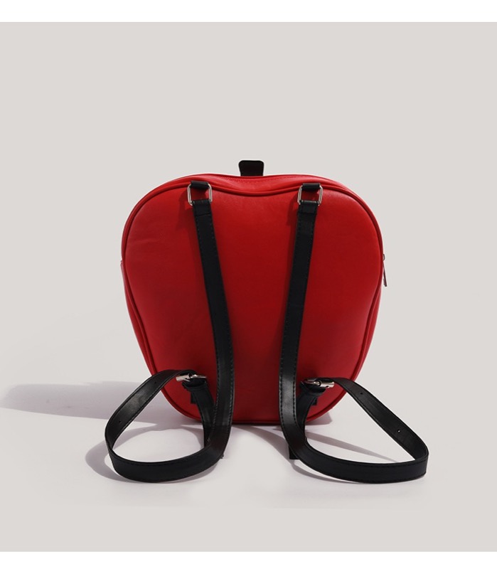 レディースリュック 透明ハート型リュック 編み上げデザイン 普段使い