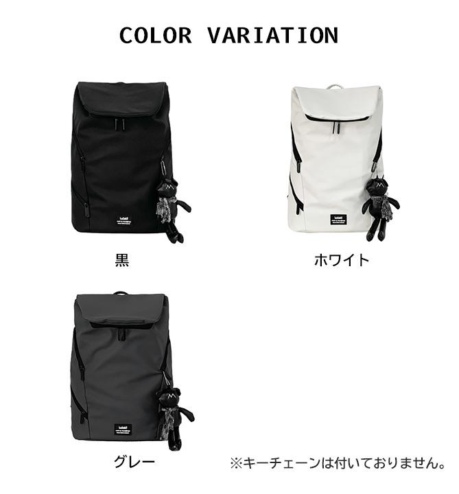 レディースリュック 普段使い大容量撥水加工男女兼用黒色背負い鞄