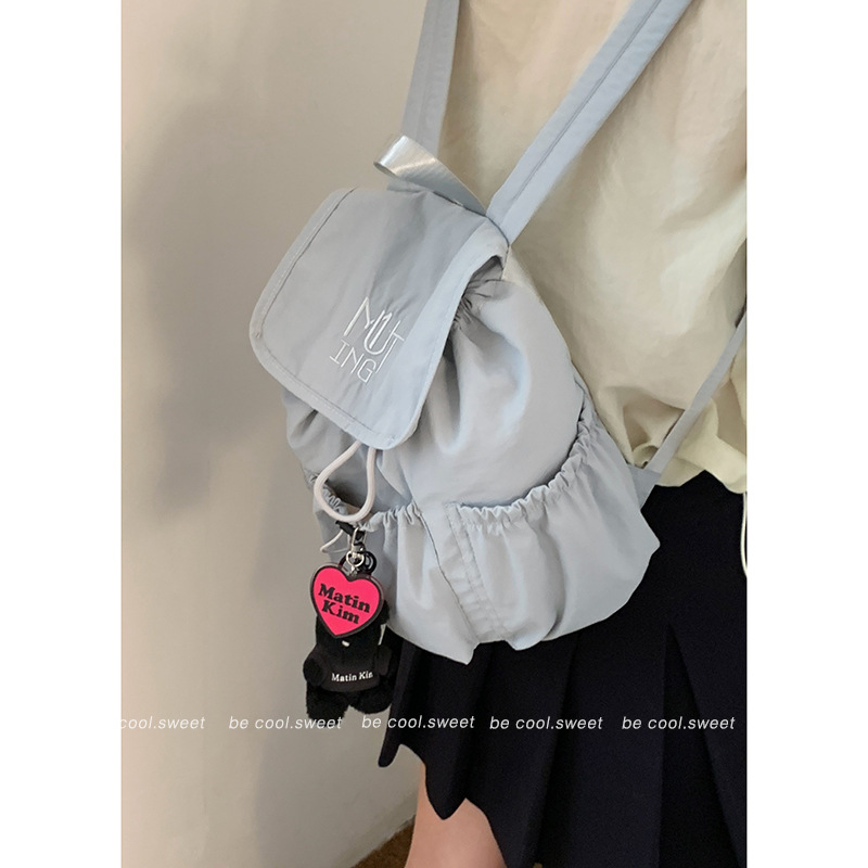 普段使いレディースリュック巾着型かばん