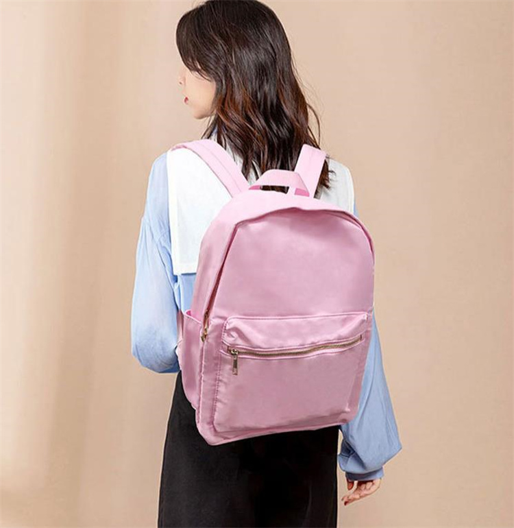 レディースリュック マカロン色大容量ナイロンリュック普段使い