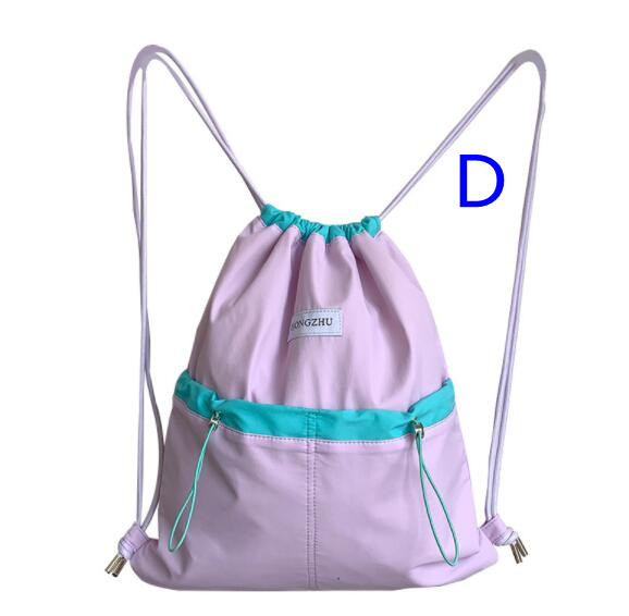 レディースリュック 普段使いナイロンリュック大容量巾着型