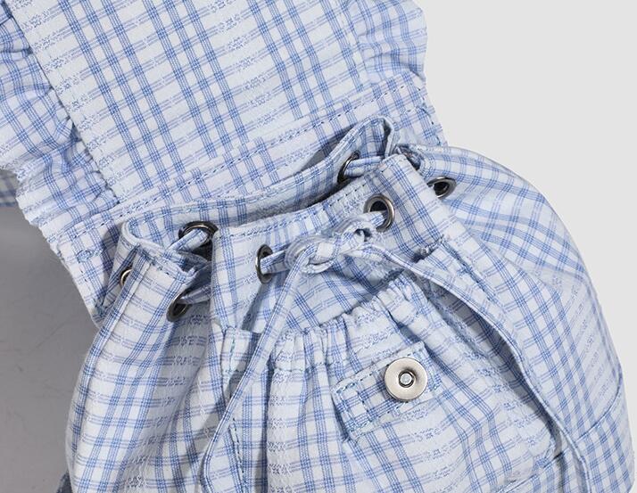 レディースリュック 普段使いに最適な格子柄リュック鞄