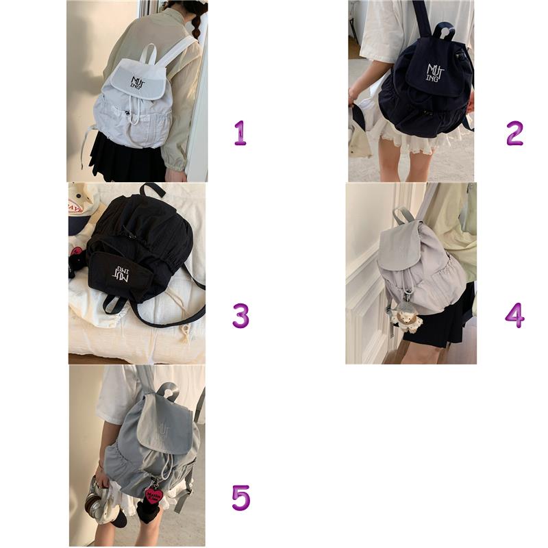 普段使いレディースリュック巾着型かばん