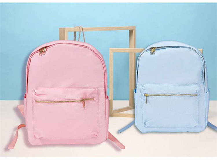レディースリュック マカロン色大容量ナイロンリュック普段使い