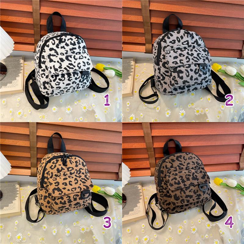 豹柄レディースリュック 普段使い 4色展開