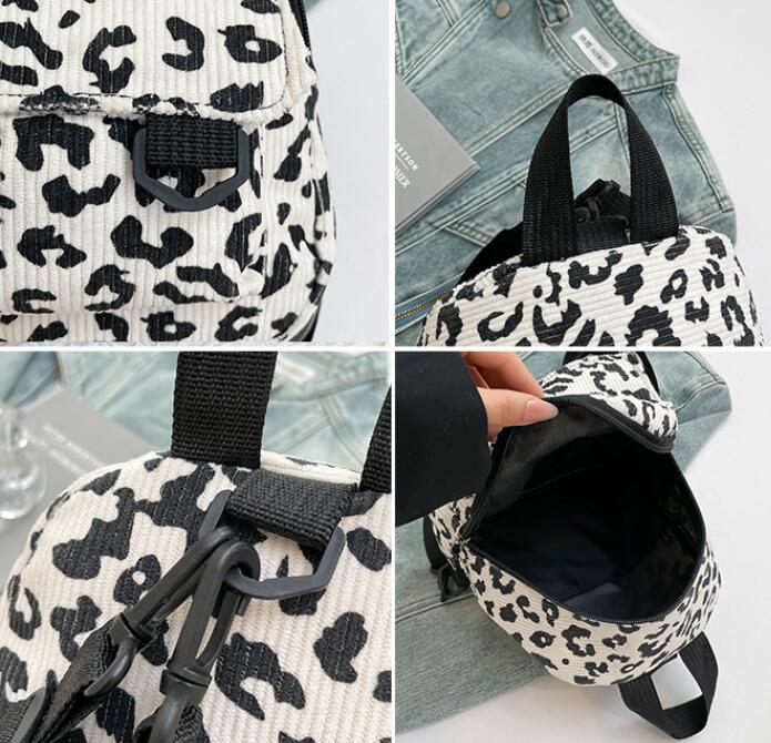 豹柄レディースリュック 普段使い 4色展開