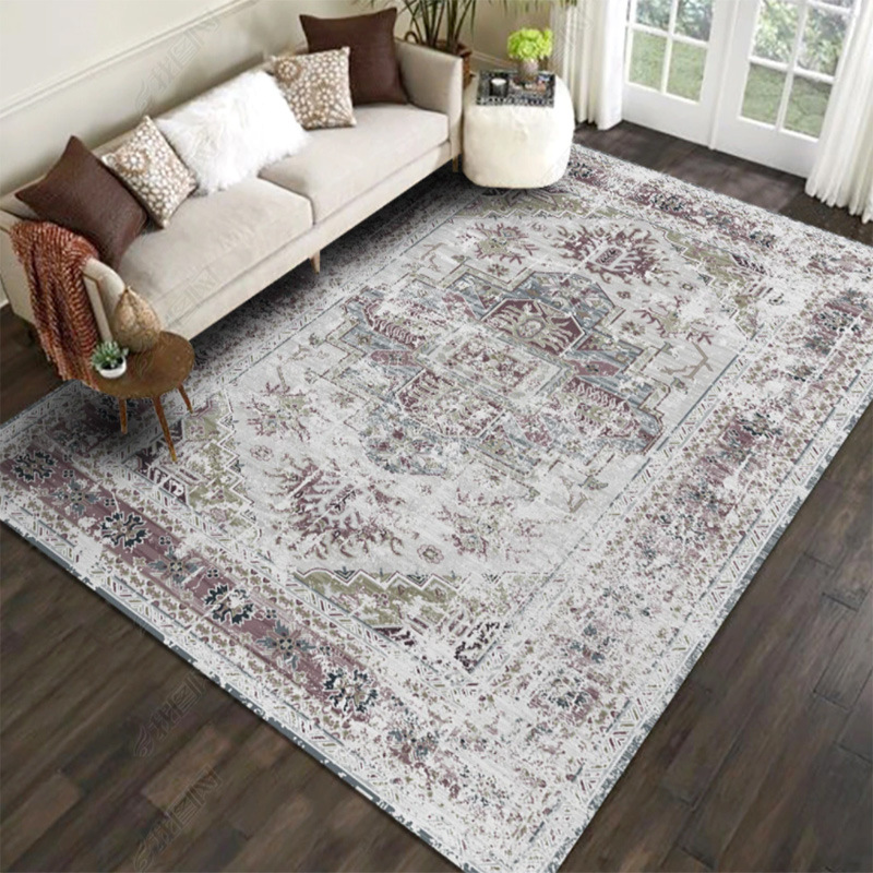 絨毯 民族調幾何学模様の高品質　リビングラグ