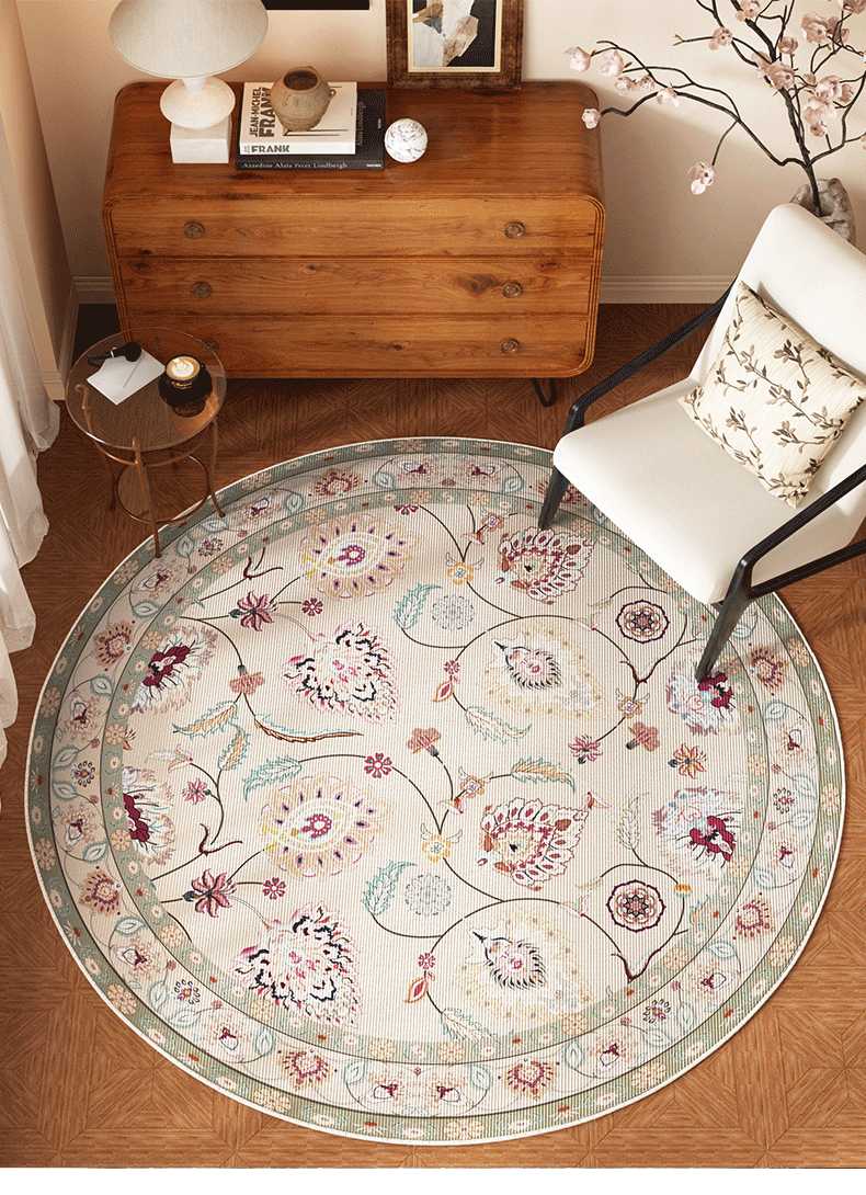 くつろぎを広げる！円型カーペットで作る居心地の良い空間5選