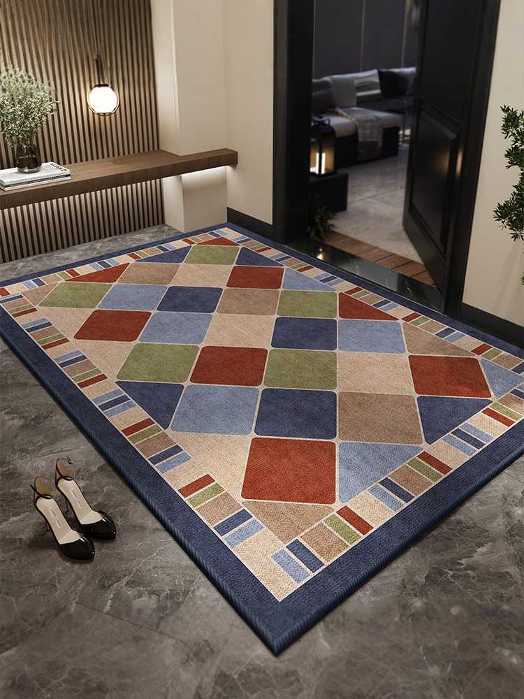 遊び心のあるブロック柄の絨毯で、心地よい空間づくりを楽しむおすすめ5選