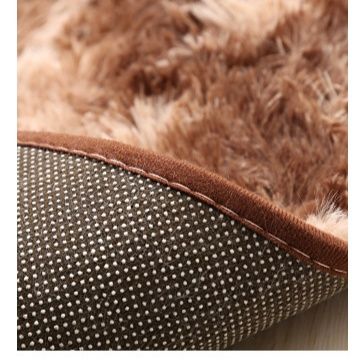 絨毯 ふわふわ長毛グラデーション　リビングラグ