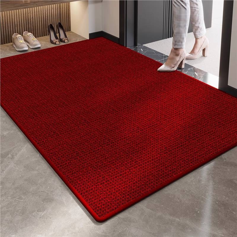 絨毯 高密度パイル織り屋内用大判玄関マット