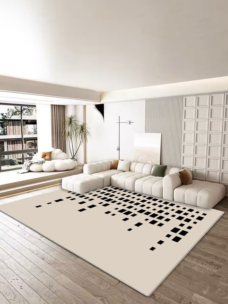 モダンアートデザイン北欧ラグ