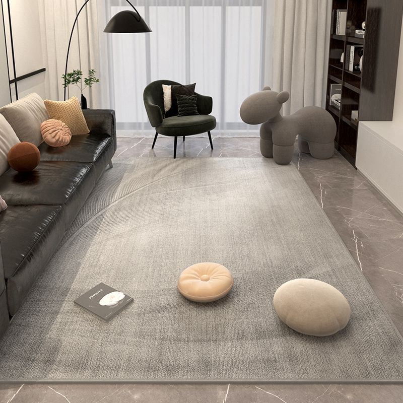 絨毯 幾何学模様切り替えデザイン　リビングラグ