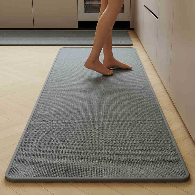 絨毯 台所用ロングサイズ滑り止め付き快適絨毯マット