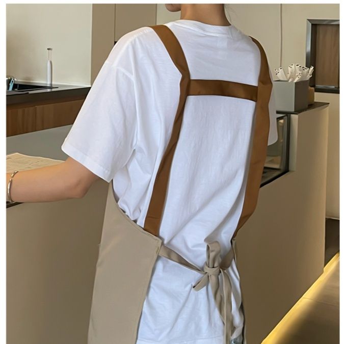 作業着 職人の夏場用サスペンダーエプロン