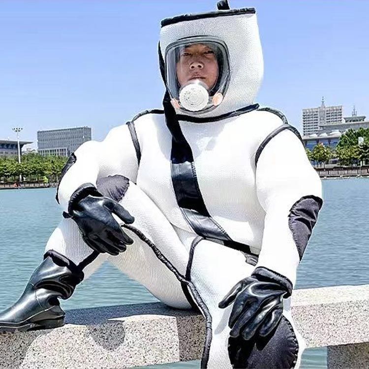 蜂駆除用空調服 送風機付き防護作業着