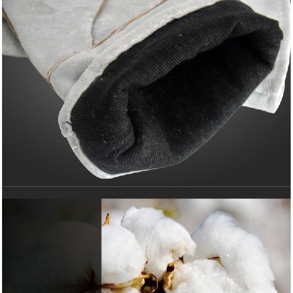 【プロ仕様・ロング丈】溶接用 革手袋 耐熱 耐久性抜群の牛床革製 作業着