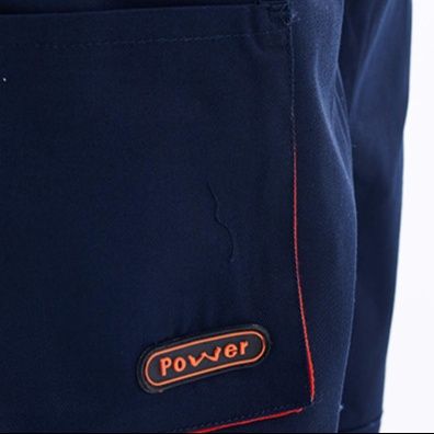 作業着 多機能ポケット付き長袖つなぎ作業服