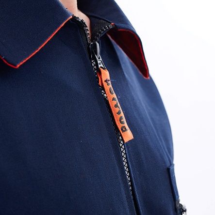 作業着 多機能ポケット付き長袖つなぎ作業服